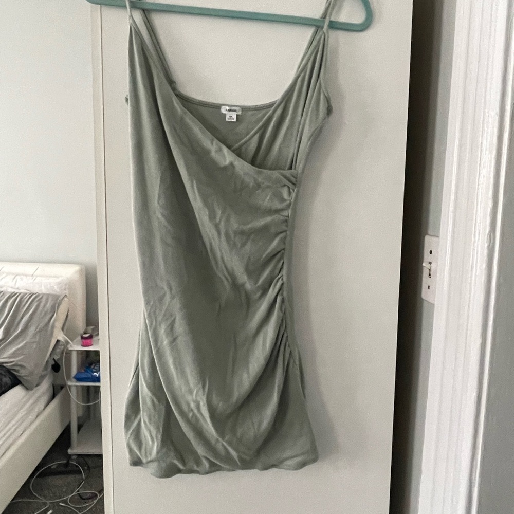garage cross front dress